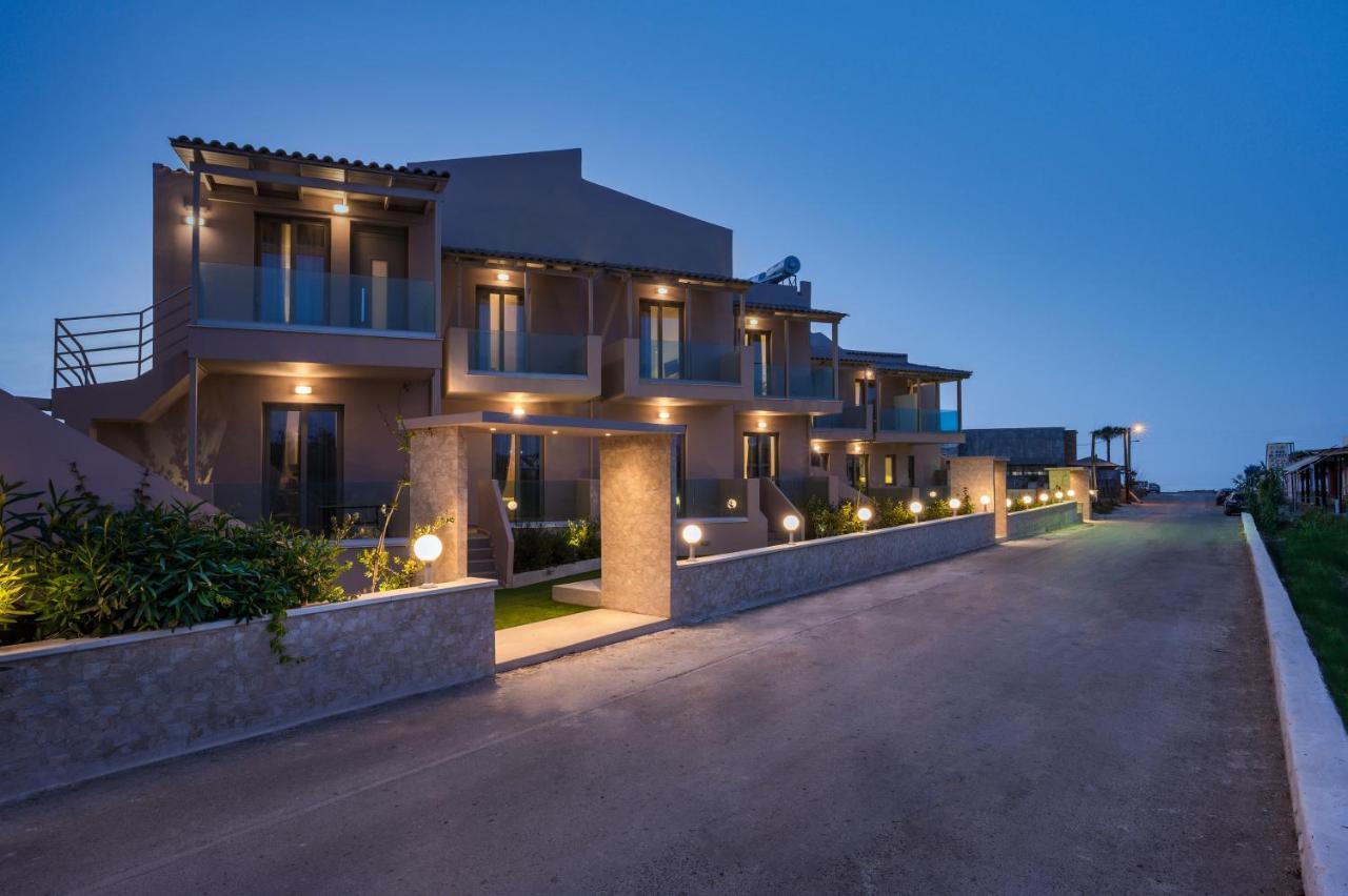 Aegean Breeze Luxury Apartments Next To The Sea Maleme  Bagian luar foto