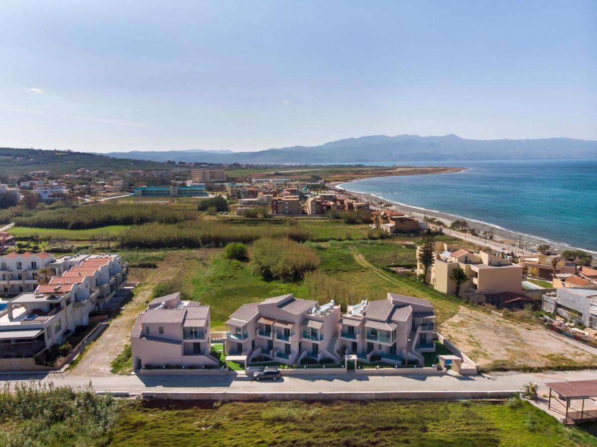 Aegean Breeze Luxury Apartments Next To The Sea Maleme  Bagian luar foto